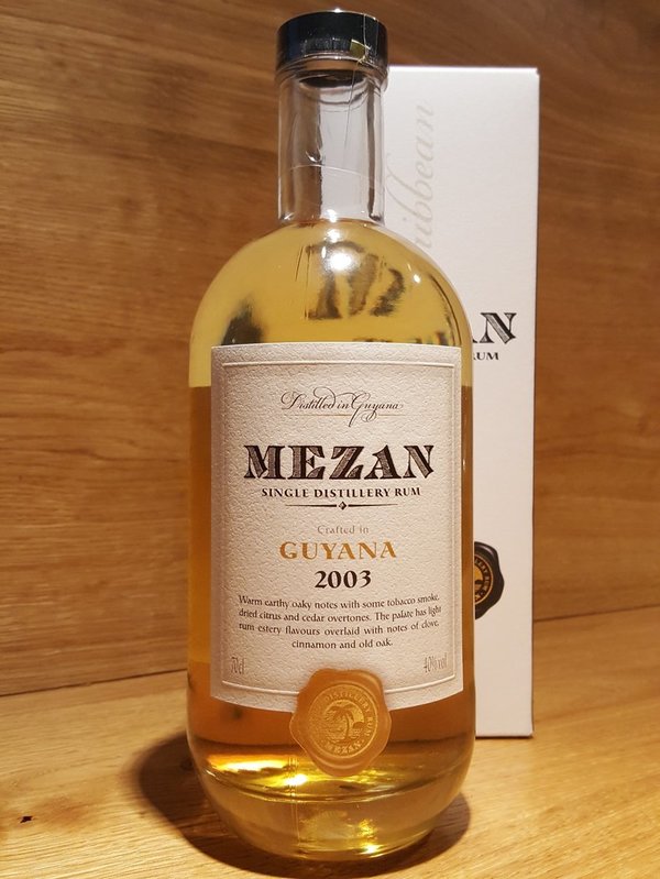 Mezan Single Distillery Rum Guyana 2003