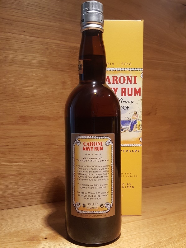Caroni Navy Rum 100th Anniversary 18 y.o. 90 Proof