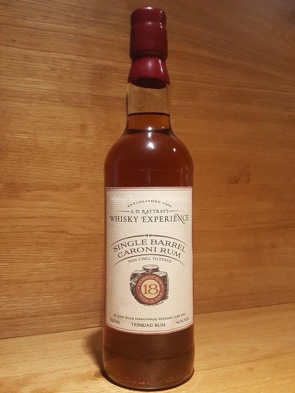 A.D. Rattray´s Whisky Experience Single Barrel Caroni Rum 18 Jahre