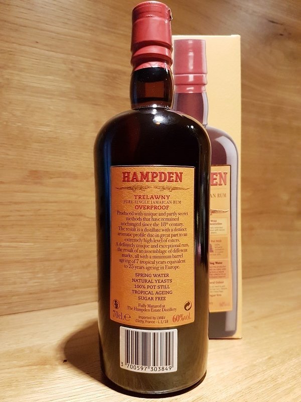 Hampden Pure Single Rum Overproof 60%