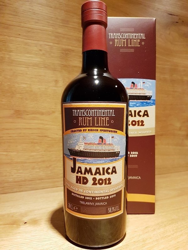 Transcontinental Rum Line Jamaica HD Cognac Single Cask 2012/2019 - Kirsch