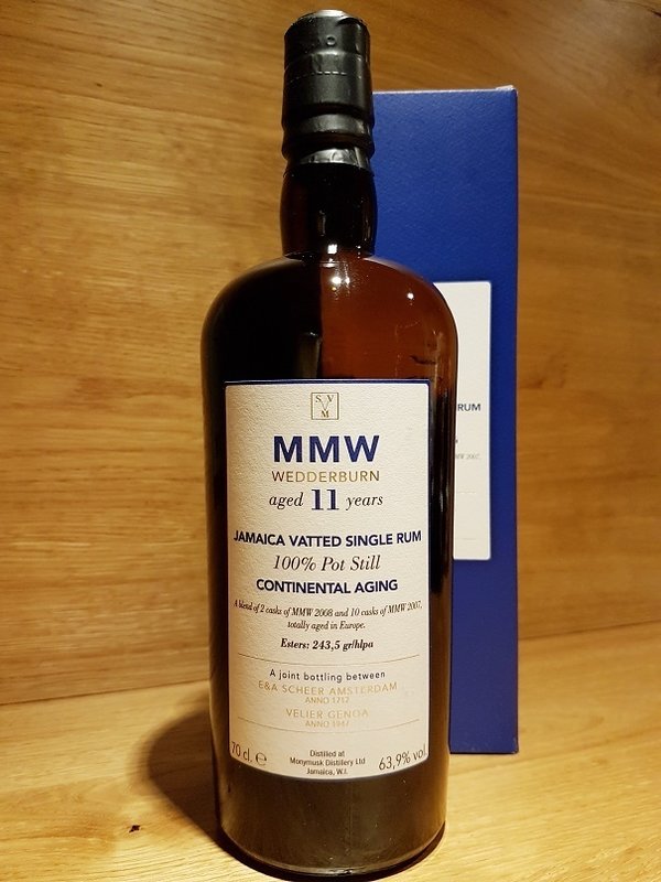 SVM 11 y.o. MMW Blend Jamaica Vatted Single Rum -Continental Aging - Wedderburn