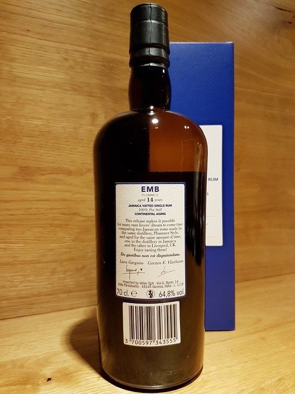 SVM 14 y.o. EMB Blend Jamaica Vatted Single Rum - Continental Aging - Plummer