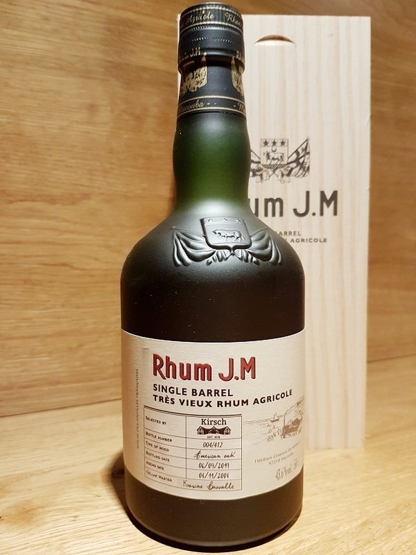 Rhum J.M Single Barrel 14 Jahre 2004-2019 for Kirsch Import