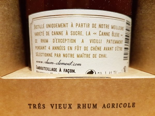 Clement Rhum Vieux Single Cask Canne Bleue 2015