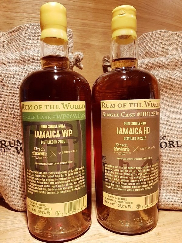 Rum of the World Jamaica Bundle: HD & WP Distillery