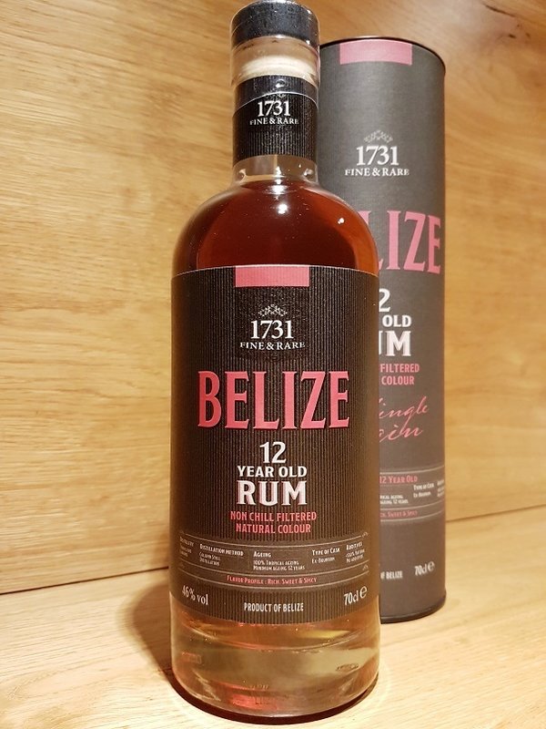 1731 Fine & Rare Belize Travellers Rum 12 Jahre