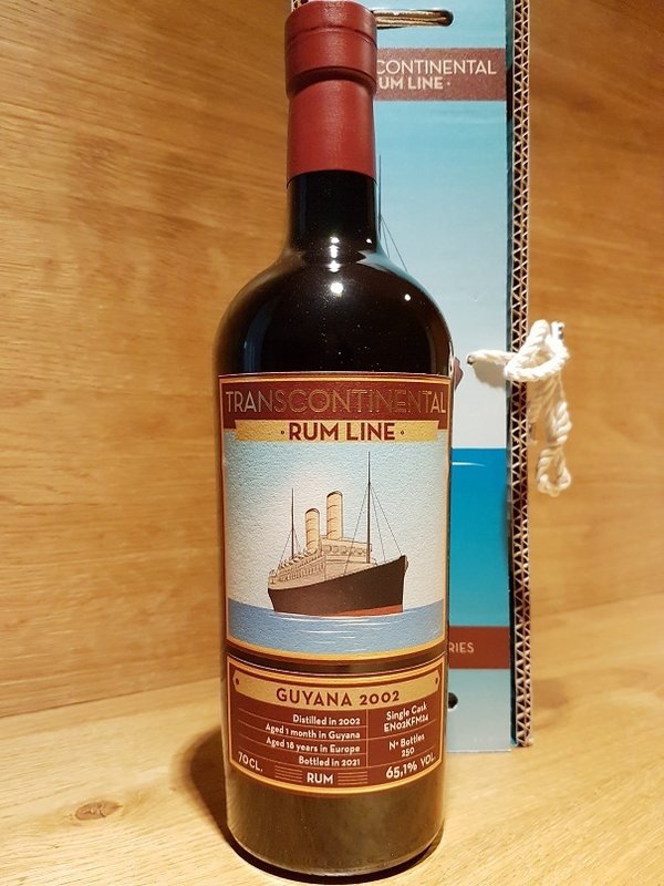 Transcontinental Rum Line Guyana "KFM" 2002/2021 Single Cask Rum
