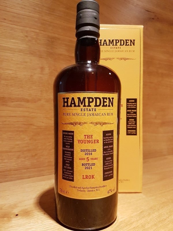 HAMPDEN 2016/2021 LROK Pure Single Rum - The Younger