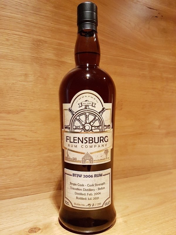 Flensburg Rum Company - Belize Travellers 2006-2021 15 Jahre 68,5%
