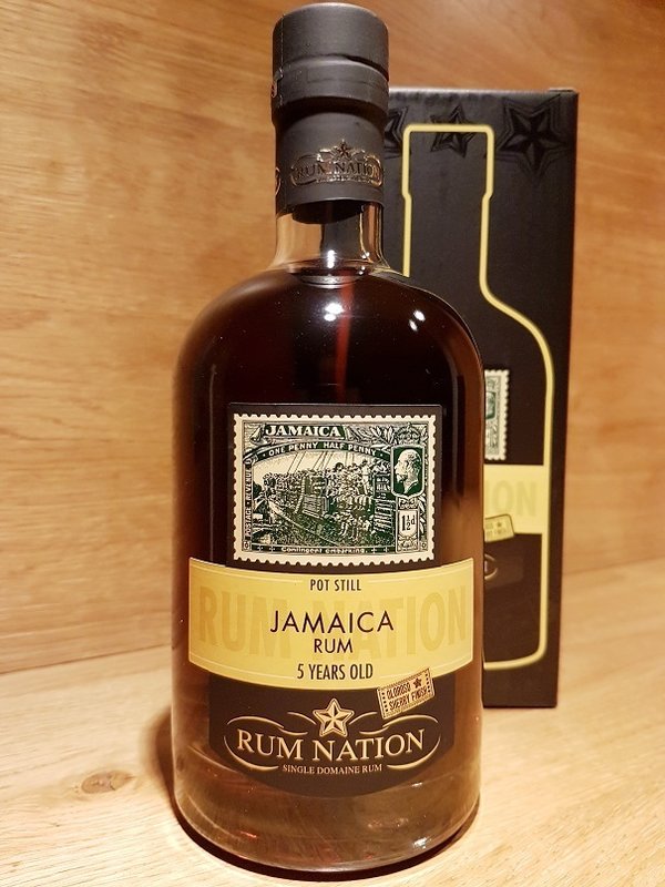 Rum Nation Jamaica Pot Still Sherry Finish 5 Jahre - Release 2019