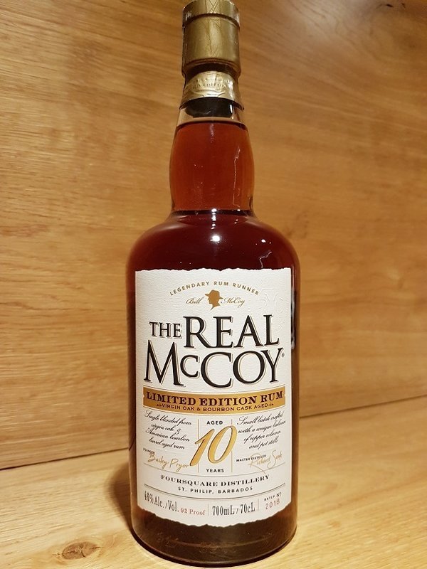 The Real McCoy 10 YO Limited Edition Virgin Oak