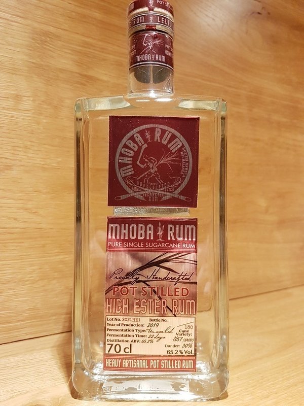 Mhoba Rum - Pot Stilled High Ester Rum Batch 2021HE1