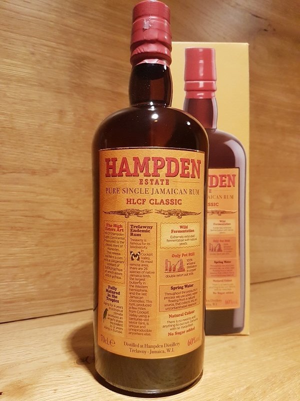 Hampden HLCF Classic - Pure Single Jamaican Rum 60%