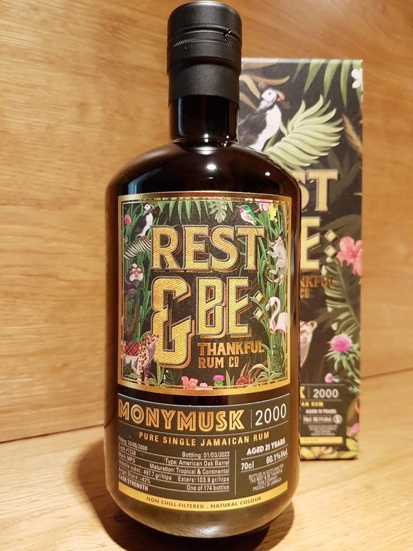 Rest & Be Thankful - Monymusk 2000/2022 21 y.o. MPG Single Cask #7238
