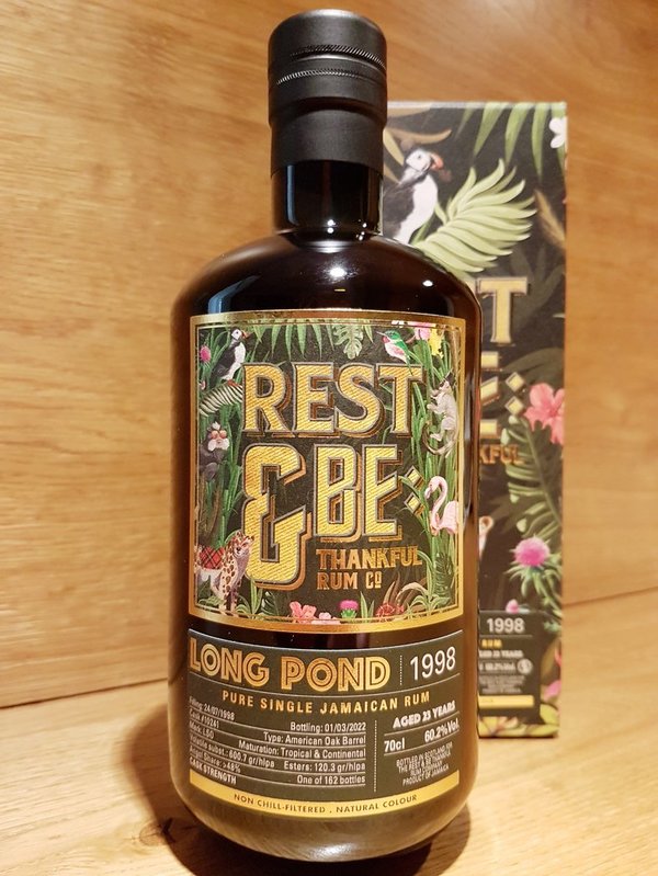 Rest & Be Thankful - Long Pond 1998/2022 - 23 y.o. LSO Single Cask #10241
