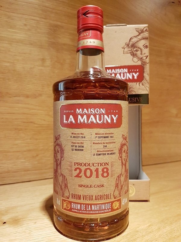 La Mauny Vieux 2018/2021 Single Cask (Le Comptoir Irlandais)