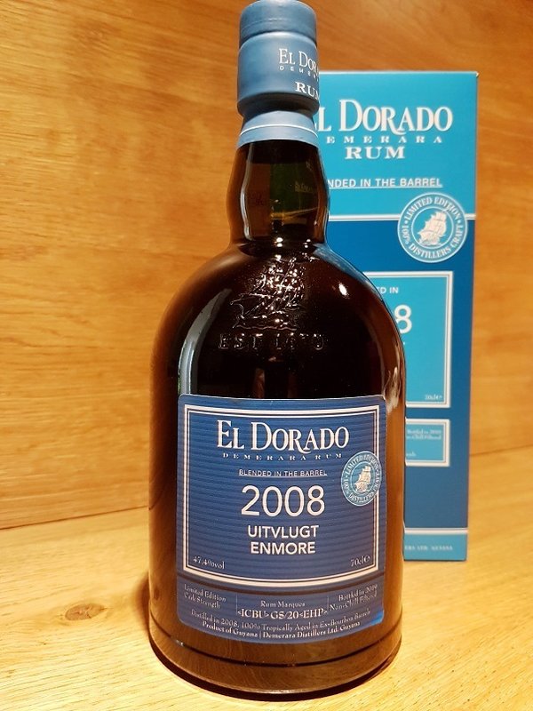 El Dorado Rum Blended in the Barrel 2008/2019 Uitvlugt &amp; Enmore