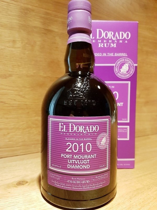 El Dorado Rum Blended in the Barrel 2010/2019 Diamond & Uitvlugt & Port Mourant