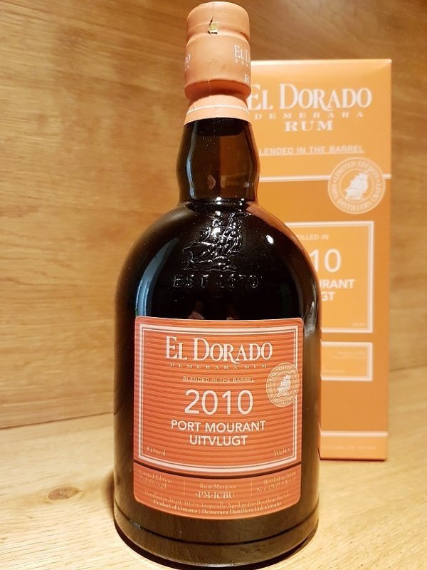 El Dorado Rum Blended in the Barrel 2010/2019 Uitvlugt & Port Mourant