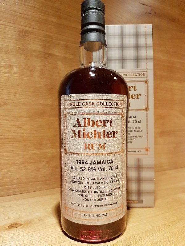 Albert Michler Single Cask Collection Rum Jamaica New Yarmouth 1994/2022