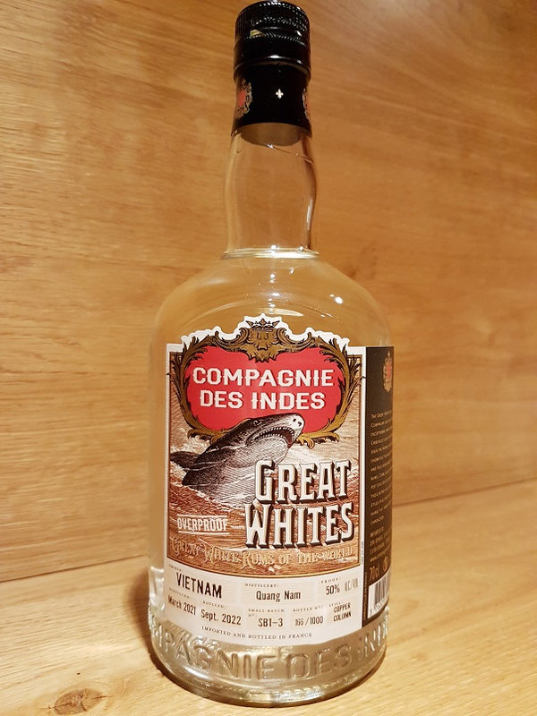COMPAGNIE DES INDES Vietnam Great White Rum 50%