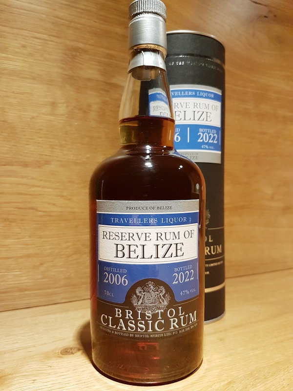 Bristol Old Reserve Rum of Belize Travellers 2006/2022