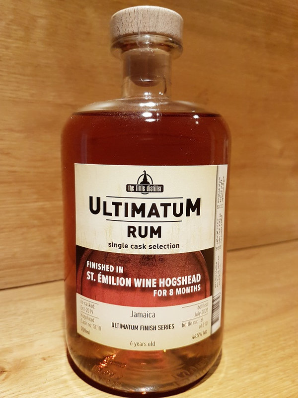 Ultimatum Rum Single Cask Selection Jamaica 6 Jahre "St.Emilion Wine Hogshead"