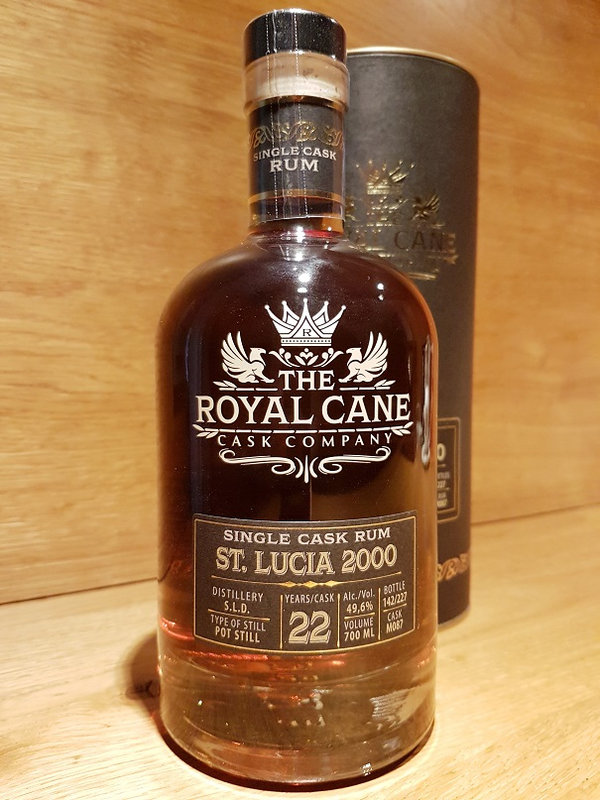 The Royal Cane Cask Company - St. Lucia Rum 2000 S.L.D. 22 y.o. 49,6%