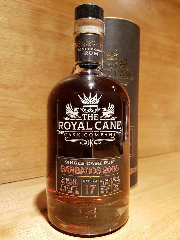 The Royal Cane Cask Company - Barbados Rum 2005 Foursquare 17 y.o. - 58%