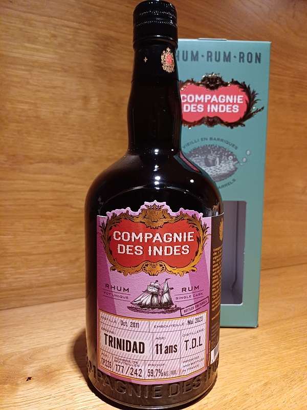 COMPAGNIE DES INDES Trinidad T.D.L. 11YO Single Cask Rum 59,7%