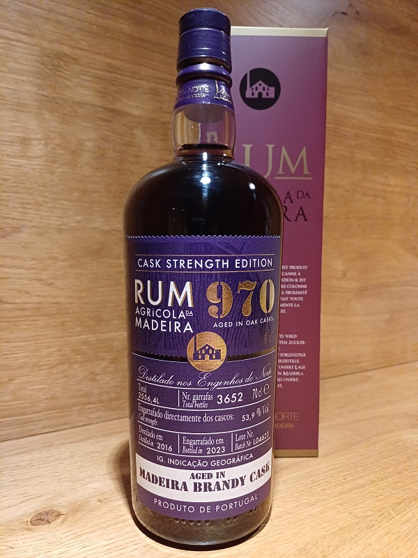 Madeira Rum Engenhos do Norte 970- Brandy Cask Edition 53,9%